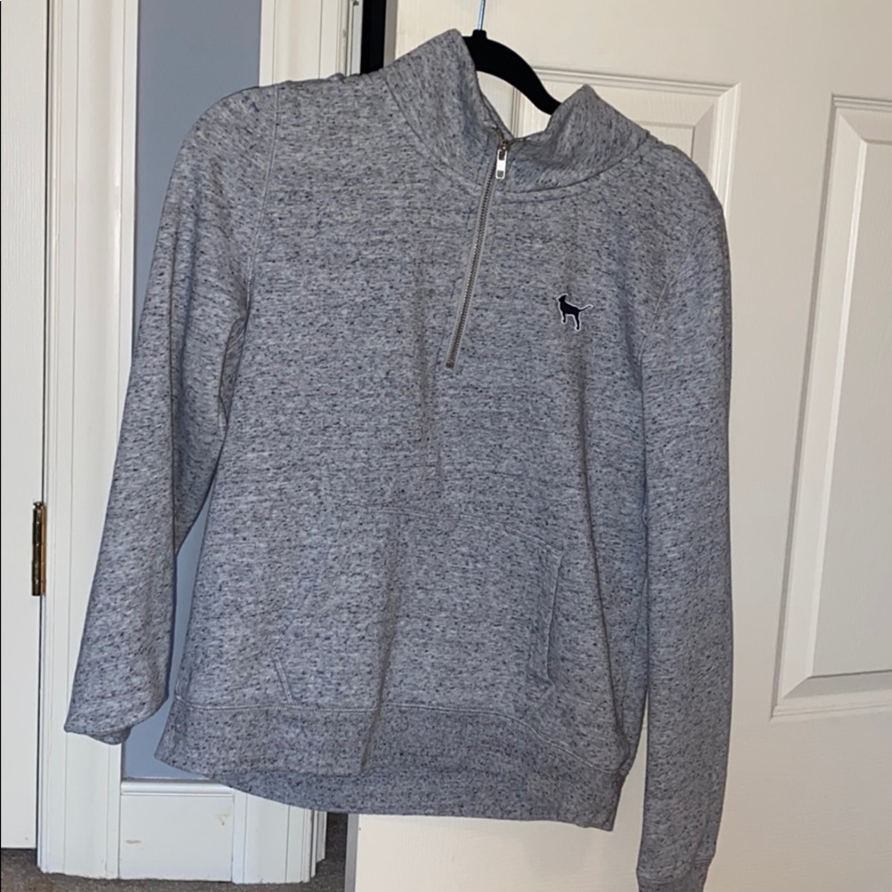 PINK zip up pullover